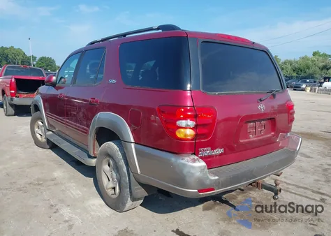 2002 Toyota Sequoia Sr5 V8 z USA, uszkodzony, nr VIN 5TDZT34A02S079690